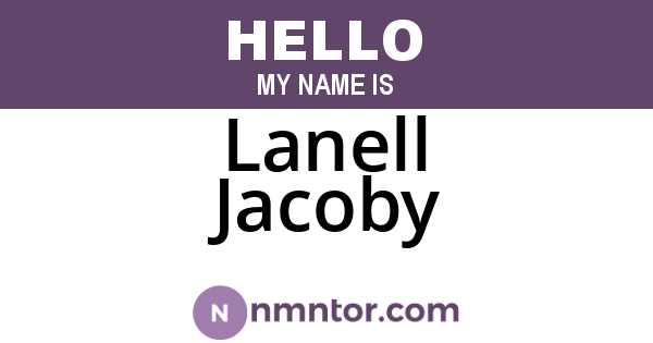 Lanell Jacoby