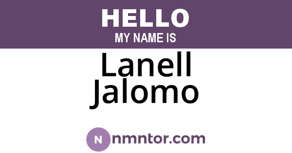 Lanell Jalomo