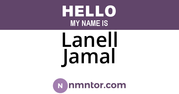 Lanell Jamal