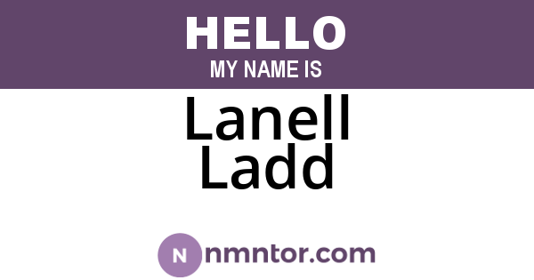 Lanell Ladd