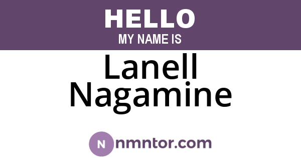 Lanell Nagamine