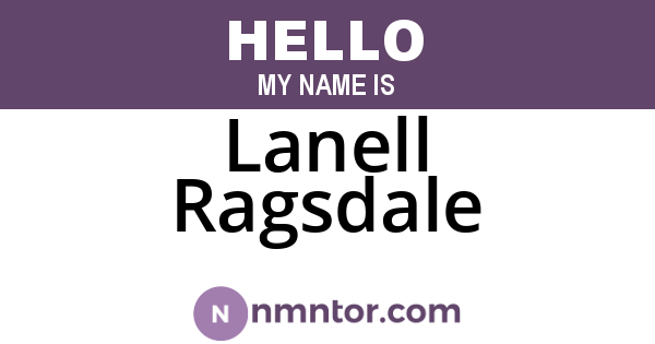 Lanell Ragsdale