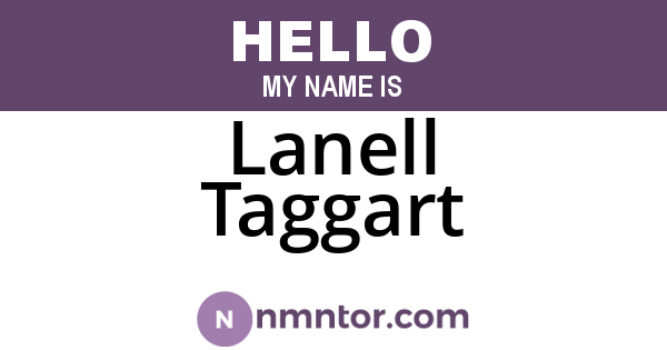 Lanell Taggart