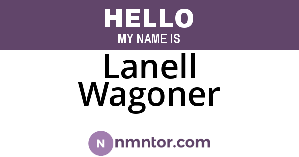 Lanell Wagoner
