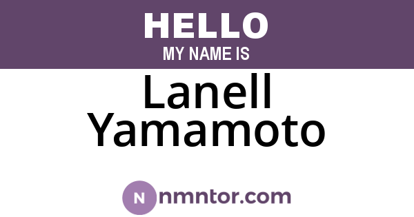 Lanell Yamamoto