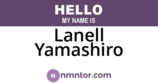 Lanell Yamashiro