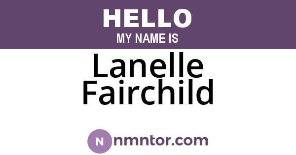 Lanelle Fairchild