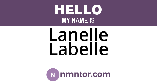 Lanelle Labelle