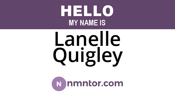 Lanelle Quigley