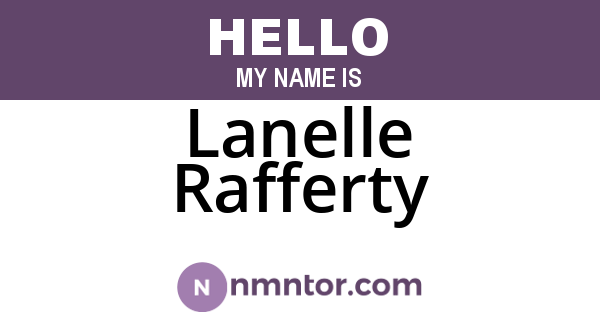 Lanelle Rafferty