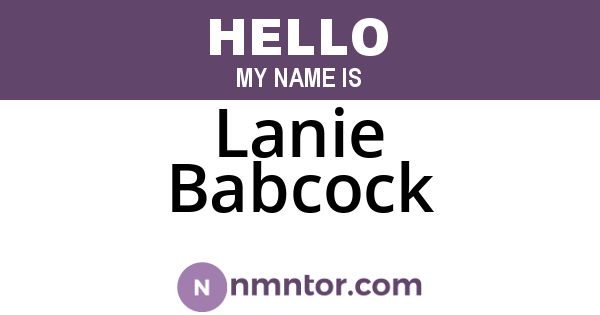 Lanie Babcock