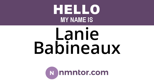 Lanie Babineaux