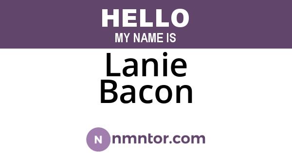 Lanie Bacon