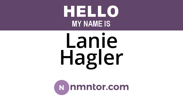 Lanie Hagler
