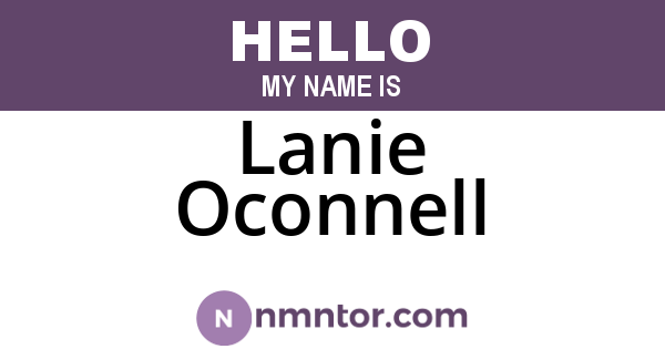Lanie Oconnell