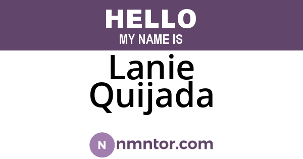 Lanie Quijada