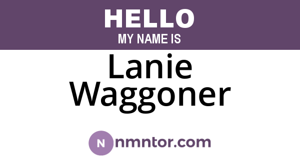 Lanie Waggoner