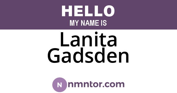 Lanita Gadsden