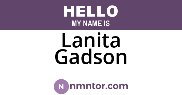Lanita Gadson