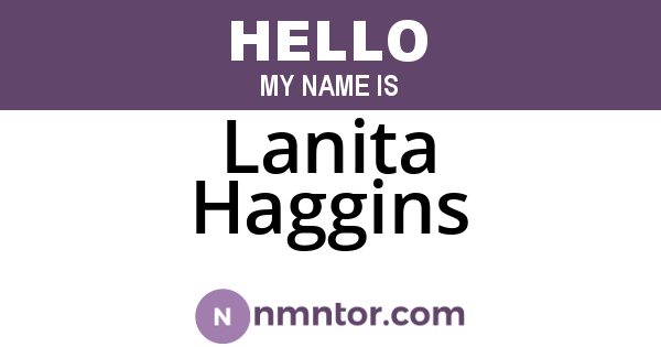 Lanita Haggins