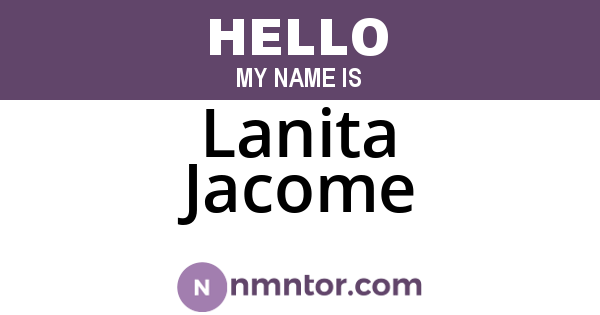 Lanita Jacome