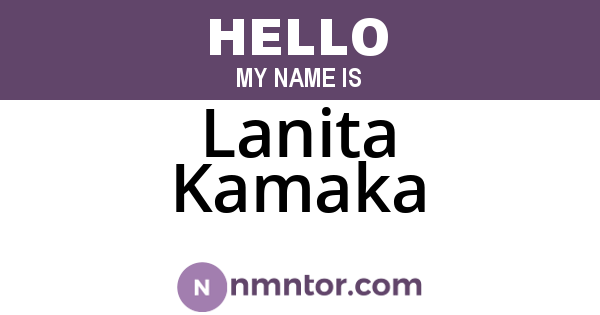 Lanita Kamaka