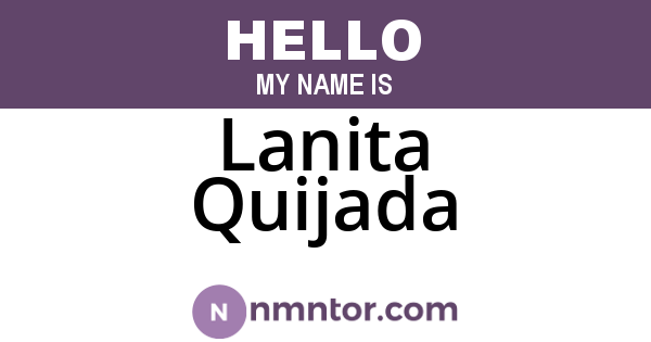 Lanita Quijada