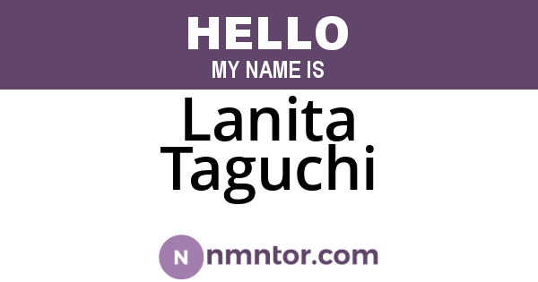 Lanita Taguchi