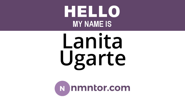 Lanita Ugarte