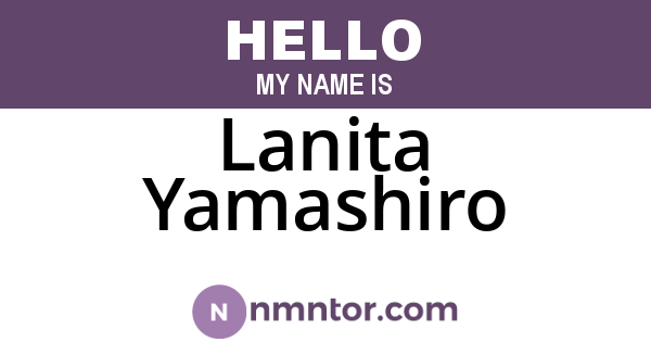 Lanita Yamashiro