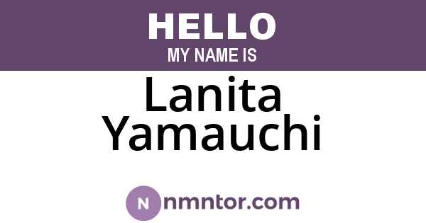 Lanita Yamauchi