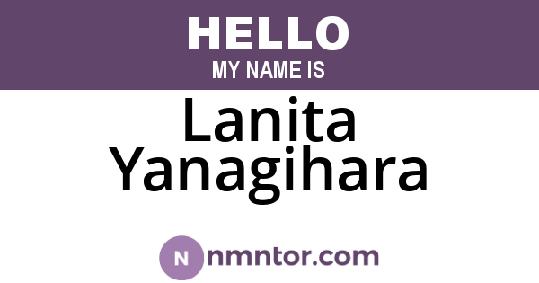 Lanita Yanagihara