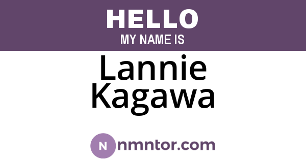 Lannie Kagawa