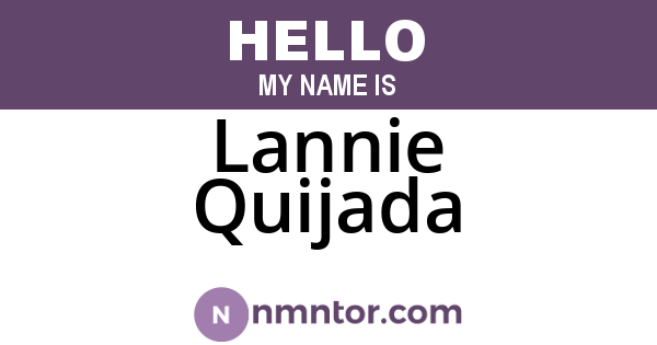 Lannie Quijada