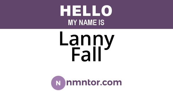 Lanny Fall