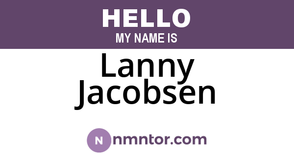 Lanny Jacobsen