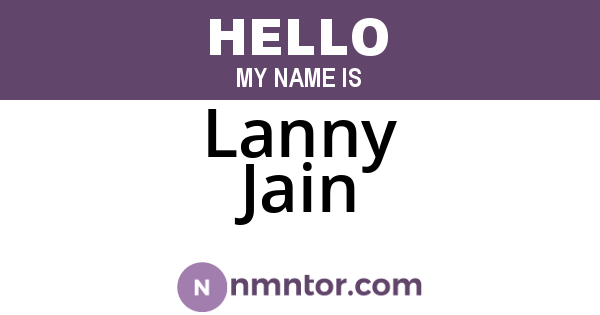 Lanny Jain