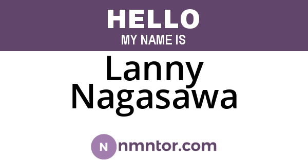 Lanny Nagasawa