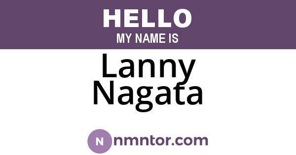 Lanny Nagata