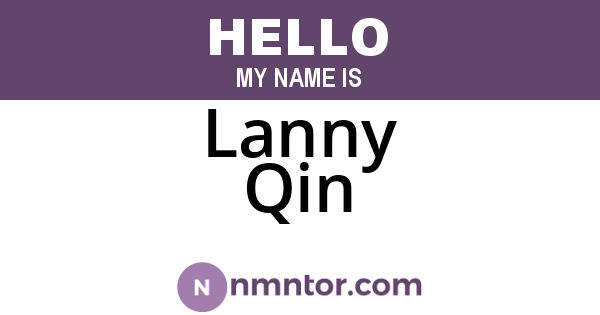 Lanny Qin