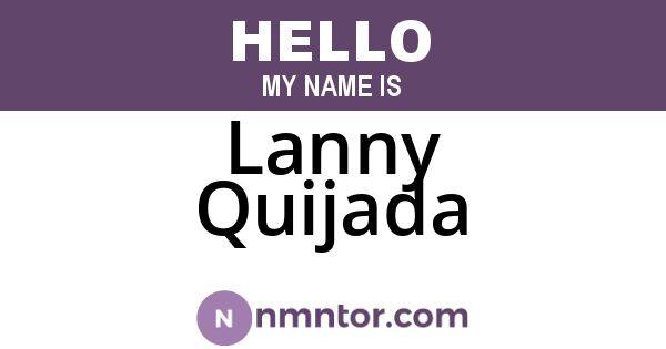 Lanny Quijada