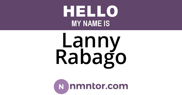 Lanny Rabago