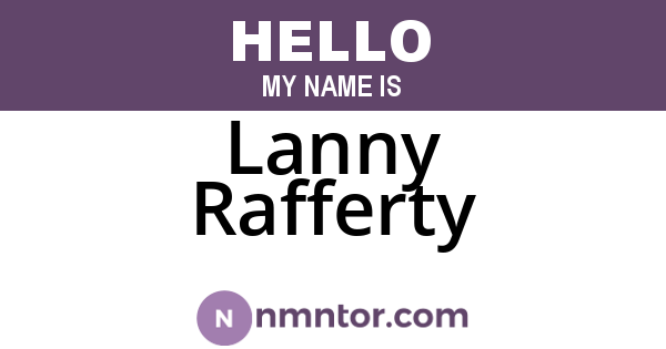 Lanny Rafferty