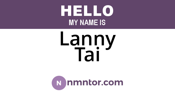 Lanny Tai