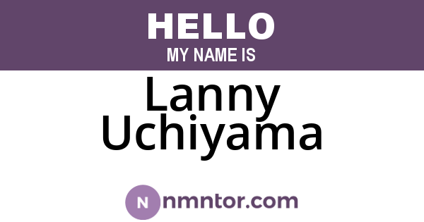 Lanny Uchiyama