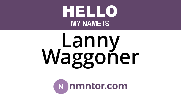 Lanny Waggoner