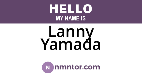 Lanny Yamada