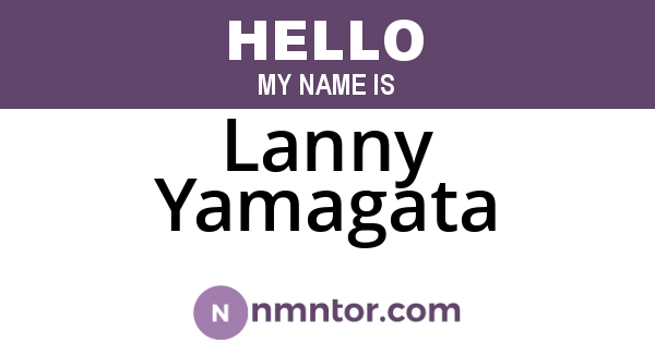 Lanny Yamagata