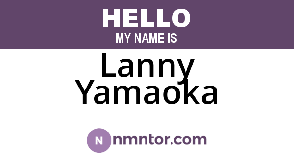 Lanny Yamaoka