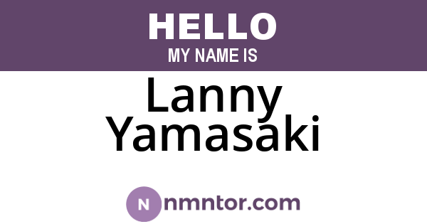 Lanny Yamasaki